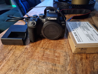 Canon EOS R10 24MP Mirrorless System Camera - Black (Body Only) Mint Condition