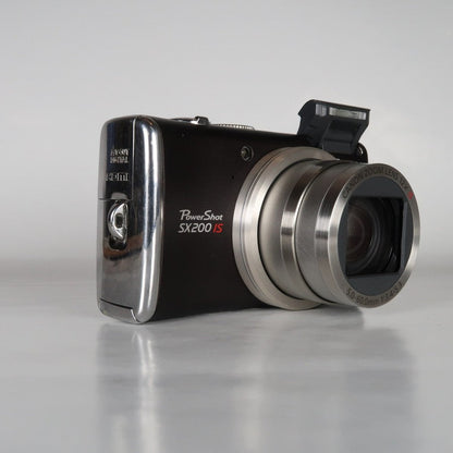 Canon PowerShot SX200 IS 12.1MP 12x Digital Camera Brown