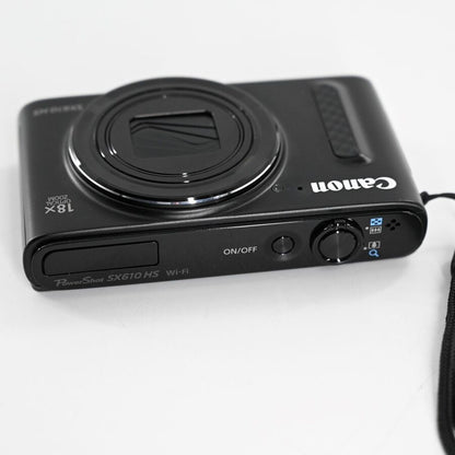 Canon PowerShot SX610 HS Digital Camera, 18x Zoom - Camera Only
