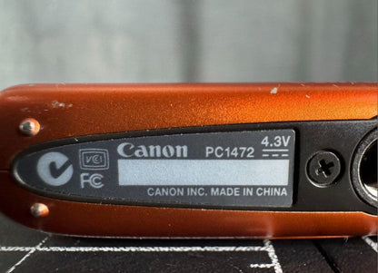 Canon PowerShot SD1400 IS Orange 14.1MP 4x Zoom Compact Digital Camera