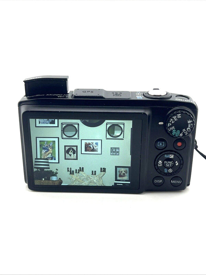 Canon PowerShot SX280 HS Digital Camera Black 20x Zoom 12.1MP